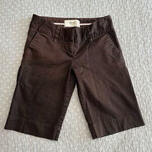 Old Navy Y2K Brown Low Rise Bermuda Shorts Size 4